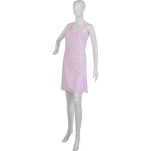 Load image into Gallery viewer, Ladies Combed Cotton Polka Dot Chemise S - XL (Aqua or Pink)
