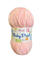 Load image into Gallery viewer, King Cole Big Value Baby Print 4 Ply Knitting Yarn 100g Ball (Lagoon 2571 or Princess 2572)
