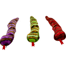 Load image into Gallery viewer, Petface Crinkle &amp; Squeak Plush Snake (70cm or 115cm)