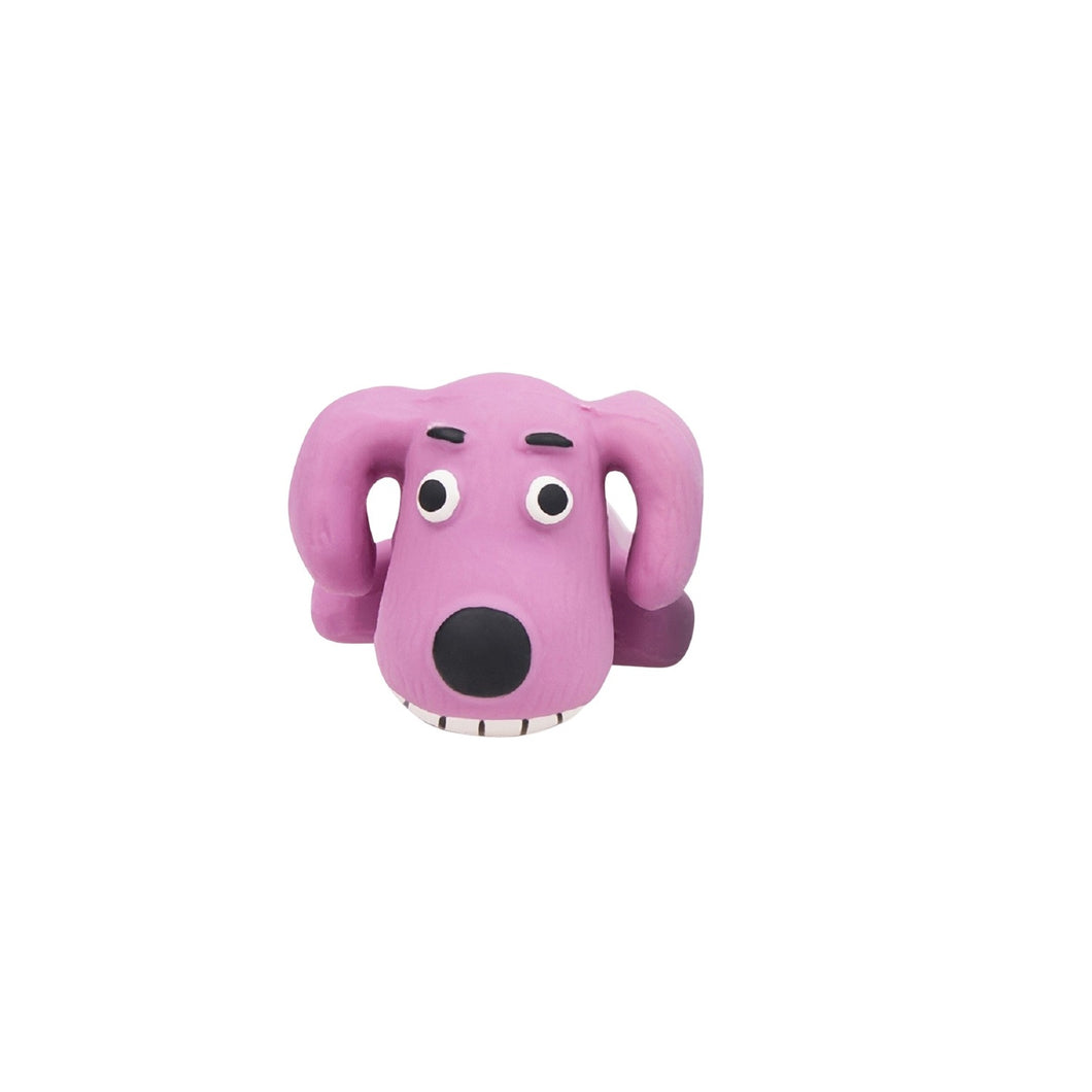Petface Squeaky Latex Loofahs Dog Toy 28cm (Purple or Green)