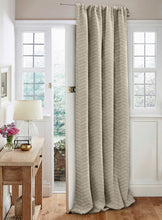 Load image into Gallery viewer, Nolan Quilted Thermal Eyelet Door Curtain - 46&quot; x 84&quot; (2 Colours)