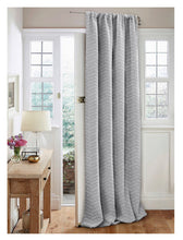 Load image into Gallery viewer, Nolan Quilted Thermal Eyelet Door Curtain - 46&quot; x 84&quot; (2 Colours)
