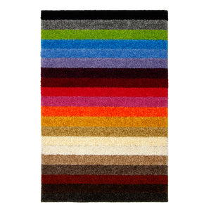 Linea Striped Machine Washable Rug or Runner 2 Colours