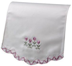 Rose Garden Chair Backs with Ribbon Detail (4 Colours)
