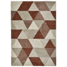 Load image into Gallery viewer, Royal Nomadic Two Tone Diamond Design Shaggy Rug (6 Colours)