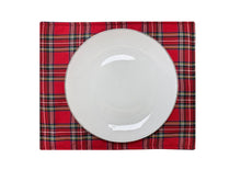 Load image into Gallery viewer, Pack of 4 Made To Order Tartan Placemats 16” x 13” (Various Colours)