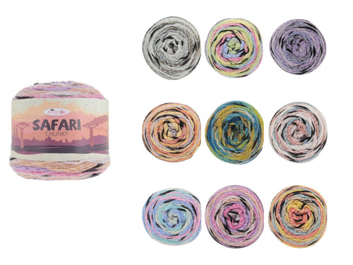 King Cole Safari Chunky Cake Yarn 150g (9 Shades)