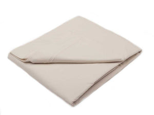 Sateen Finish 100% Cotton Percale 400TC Duvet Cover (Cream or White)