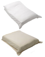 Load image into Gallery viewer, Sateen Finish 100% Cotton Percale 400TC Duvet Cover (Cream or White)