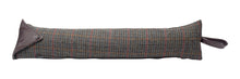 Load image into Gallery viewer, Harris Tweed Draught Excluder with Leather Detail