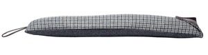 Harris Tweed Double Sided Draught Excluder with Leather Detail (Various Designs)