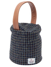 Load image into Gallery viewer, Harris Tweed 100% Pure New Wool Doorstop Cover with Leather Handle