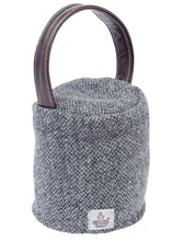 Load image into Gallery viewer, Harris Tweed 100% Pure New Wool Doorstop Cover with Leather Handle
