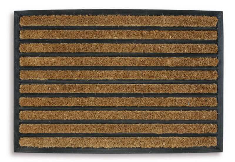 Sherpa Rubber & Coir Scraper Mats (Striped or Tile)