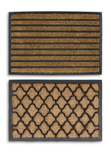 Load image into Gallery viewer, Sherpa Rubber &amp; Coir Scraper Mats (Striped or Tile)