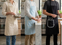 Load image into Gallery viewer, Cotton Apron with Hip Pocket 61cm x 79cm (3 Colours)