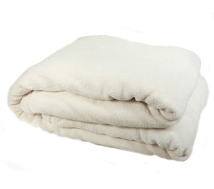 Soft Coral Fleece Blanket - 140cm x 180cm (3 Colours)