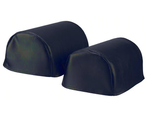 Soft PVC Leather Look Round Arm Caps or Chair Backs (7 Colours)