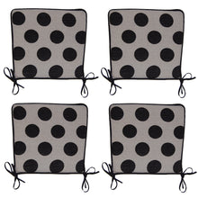 Load image into Gallery viewer, Set of Polka Dot Square Seat Pads 14.5&quot; x 14.5&quot; (2 Colours)