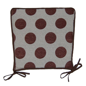 Polka Dot Square Seat Pads 14.5" x 14.5" (3 Colours)