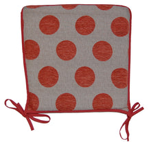 Load image into Gallery viewer, Polka Dot Square Seat Pads 14.5&quot; x 14.5&quot; (3 Colours)