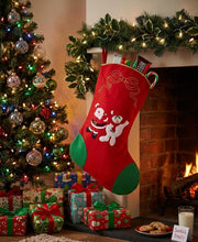 Load image into Gallery viewer, Giant Christmas Stocking 95cm Santa Snowman Felt Gift Sack