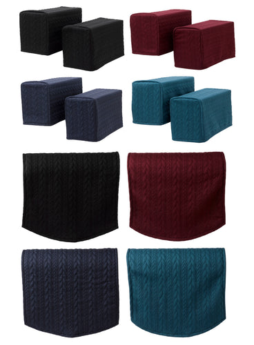 Stretch Cable Knit Pattern Arm Caps or Chair Back (4 Colours)