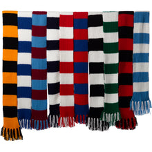 Load image into Gallery viewer, Striped Sports Scarf Kit - Knitting Pattern &amp; Wool (Various Colours)
