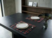 Load image into Gallery viewer, Pack of 4 Made To Order Tartan Placemats 16” x 13” (Various Colours)