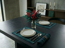 Load image into Gallery viewer, Pack of 4 Made To Order Tartan Placemats 16” x 13” (Various Colours)