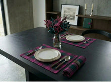 Load image into Gallery viewer, Pack of 4 Made To Order Tartan Placemats 16” x 13” (Various Colours)