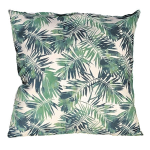 Jungle Leaf Design Outdoor Water Resistant Seat Pad or Cushion