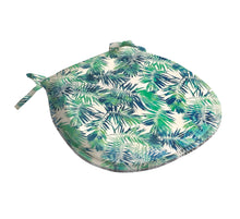 Load image into Gallery viewer, Jungle Leaf Design Outdoor Water Resistant Seat Pad, Cushion or Cover