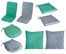 Load image into Gallery viewer, Plain Outdoor Water Resistant Seat Pad or Cushion (Green or Grey)