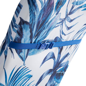 Tropical Leaf Design Outdoor Water Resistant Seat Pad, Cushion or Cover