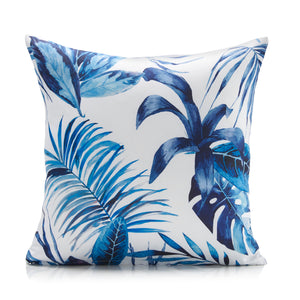 Tropical Leaf Design Outdoor Water Resistant Seat Pad or Cushion