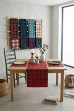 Load image into Gallery viewer, Made To Order Tartan Check Table Runners (8 Colours &amp; 4 Sizes)