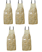 Load image into Gallery viewer, Tiger Print Bib Apron with Pocket 28" x 36" Pack of 1 / 5 or 10