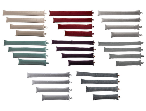 Luxury Plush Velvet Draught Excluder (8 Colours)