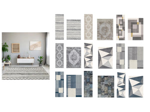 Tokyo Rug or Runner Slip Resistant Backing (Various Designs & Sizes)