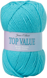 James Brett Top Value DK Double Knitting Yarn 100g Ball (Various Shades)