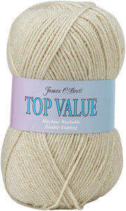 James Brett Top Value DK Double Knitting Yarn 100g Ball (Various Shades)