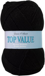 James Brett Top Value DK Double Knitting Yarn 100g Ball (Various Shades)