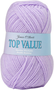 James Brett Top Value DK Double Knitting Yarn 100g Ball (Various Shades)