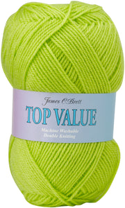 James Brett Top Value DK Double Knitting Yarn 100g Ball (Various Shades)