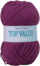 Load image into Gallery viewer, James Brett Top Value DK Double Knitting Yarn 100g Ball (Various Shades)