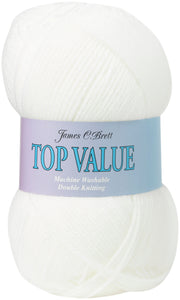 James Brett Top Value DK Double Knitting Yarn 100g Ball (Various Shades)