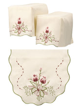 Load image into Gallery viewer, Embroidered Tulip Square Arm Caps &amp; Chair Backs