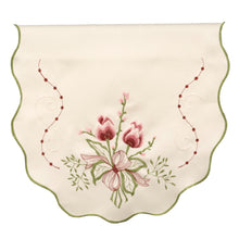 Load image into Gallery viewer, Embroidered Tulip Square Arm Caps &amp; Chair Backs