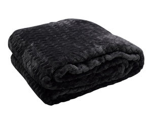 Velosso Moda Soft Chevron Fleece Blanket (5 Colours)